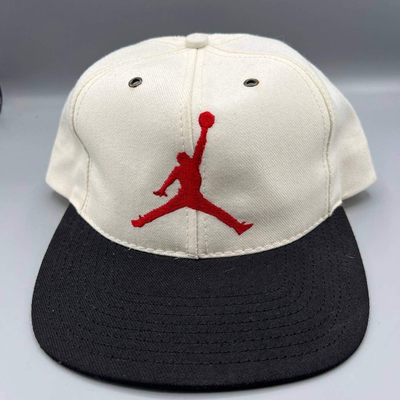 Vintage Air Jordan 45 Hat Men G Dragon White Black Nike Snap Back Cap